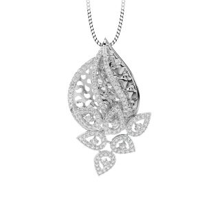 Petitie Round Diamond Office Wear Pendant